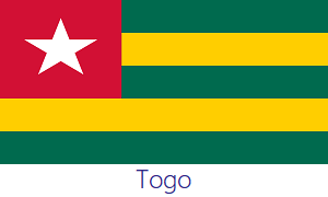 Drapeau Togo